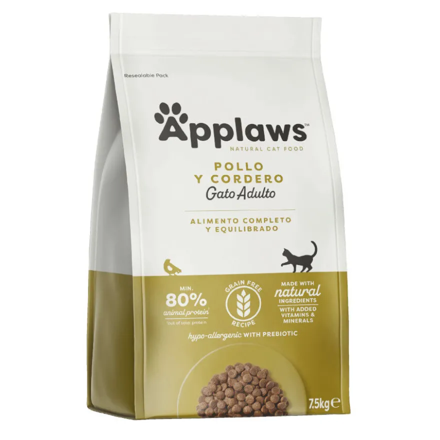 Applaws Adult ração com frango e cordeiro para gatos
