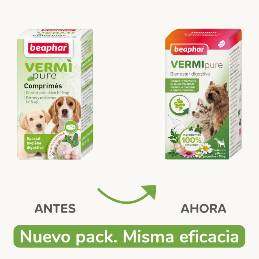 Beaphar desparasitante interno natural para cães