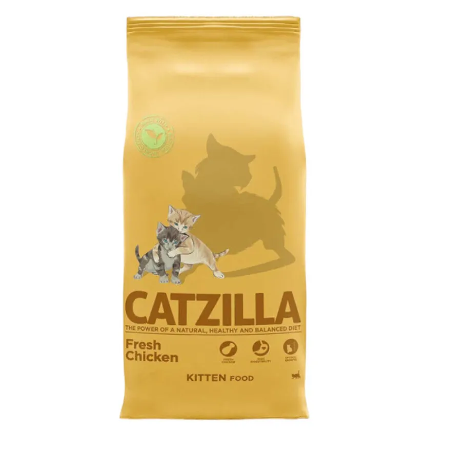 Catzilla Fresh Kitten Ração de frango para gatos