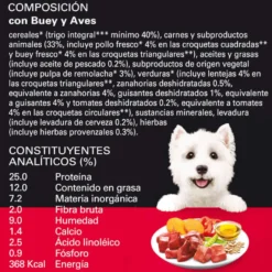 Cesar Vaca e Aves Frescas ração semi-húmida para cães