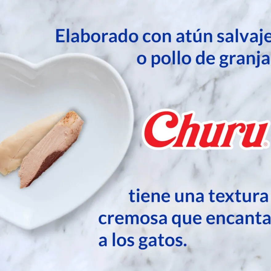 Churu Snack Cremoso de Atum para gatos