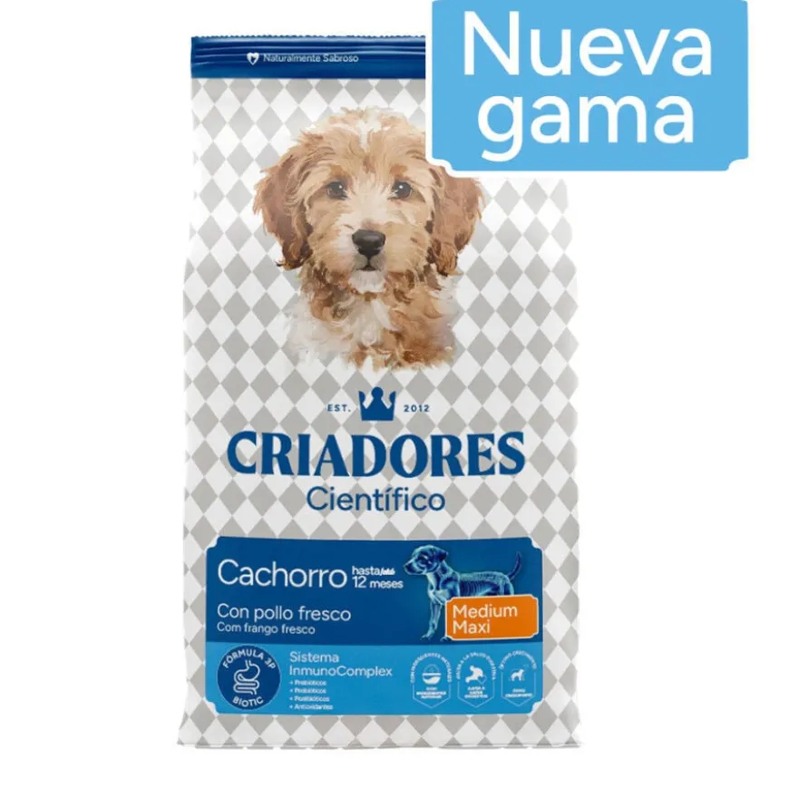 Criadores Científico Medium Maxi Ração de frango para cachorros