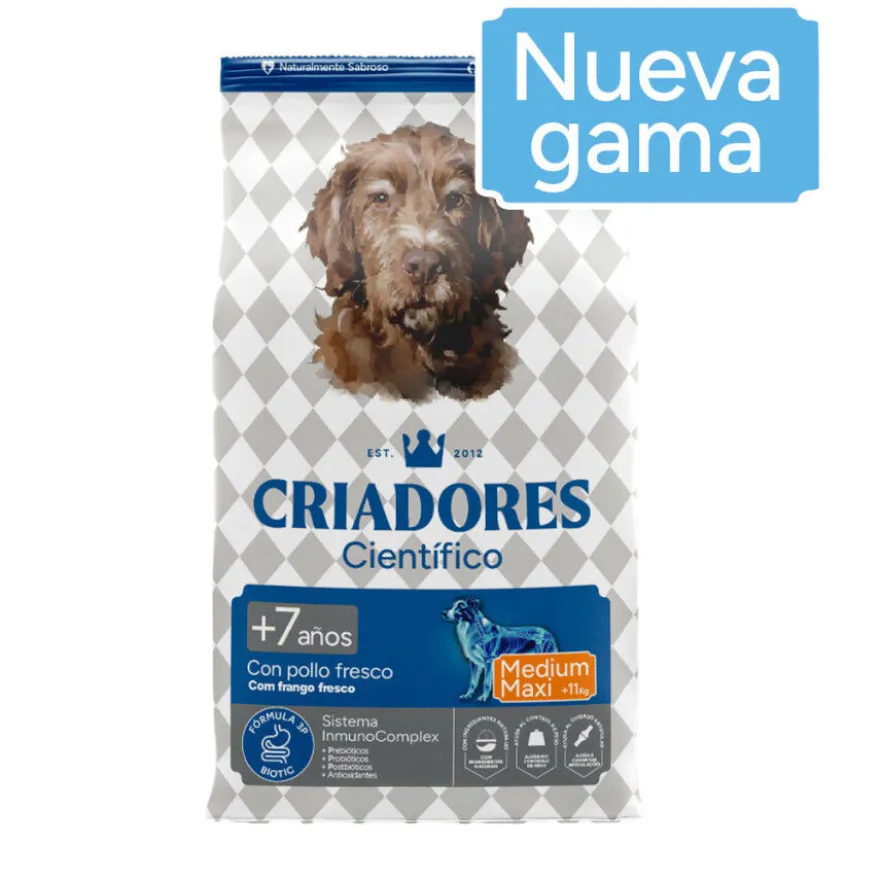 Criadores Científico Senior Ração para cães de raças médias e grandes
