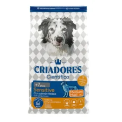 Criadores Científico Senior Sensitive Medium-Maxi Ração de salmão para cães