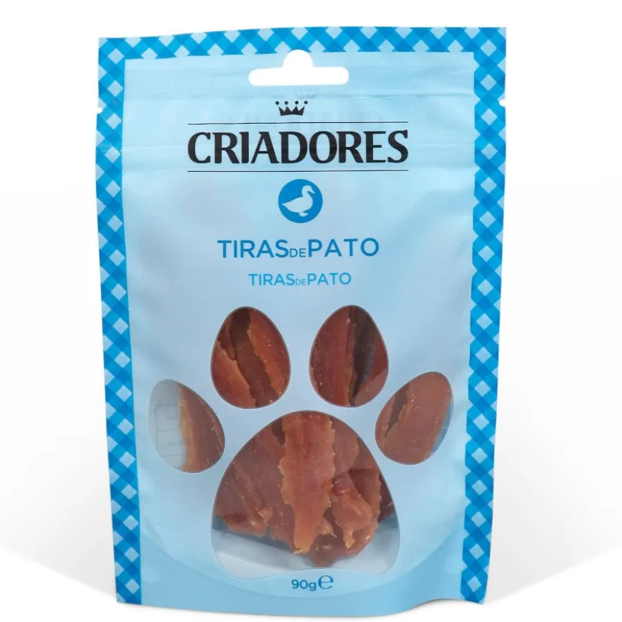 Criadores Tiras de Pato para cães