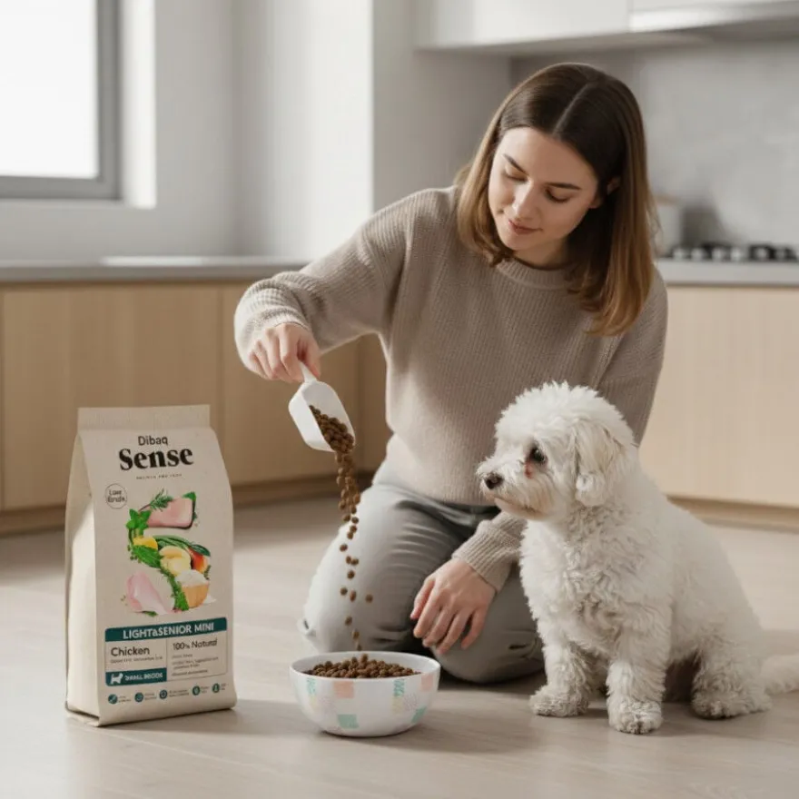 Dibaq Sense Low Grain Light & Senior Mini Ração de Frango para cães