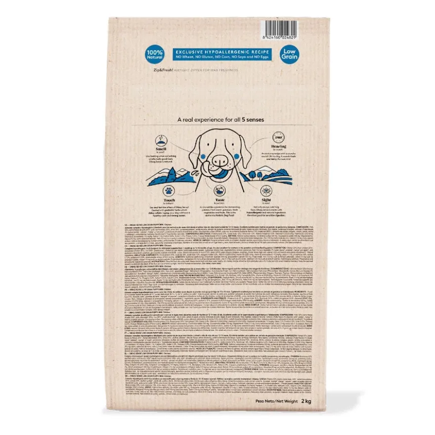Dibaq Sense Low Grain Puppy Mini Ração de Frango para cães