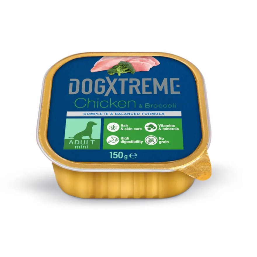 Dogxtreme Adult Mini Frango e Brócolos terrina para cães