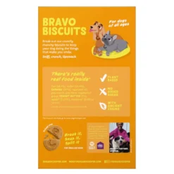 Edgard & Cooper Biscoitos de Banana e Manteiga de Amendoim para cães