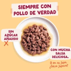 Edgard & Cooper Comida húmida de frango em molho em saqueta para gatos