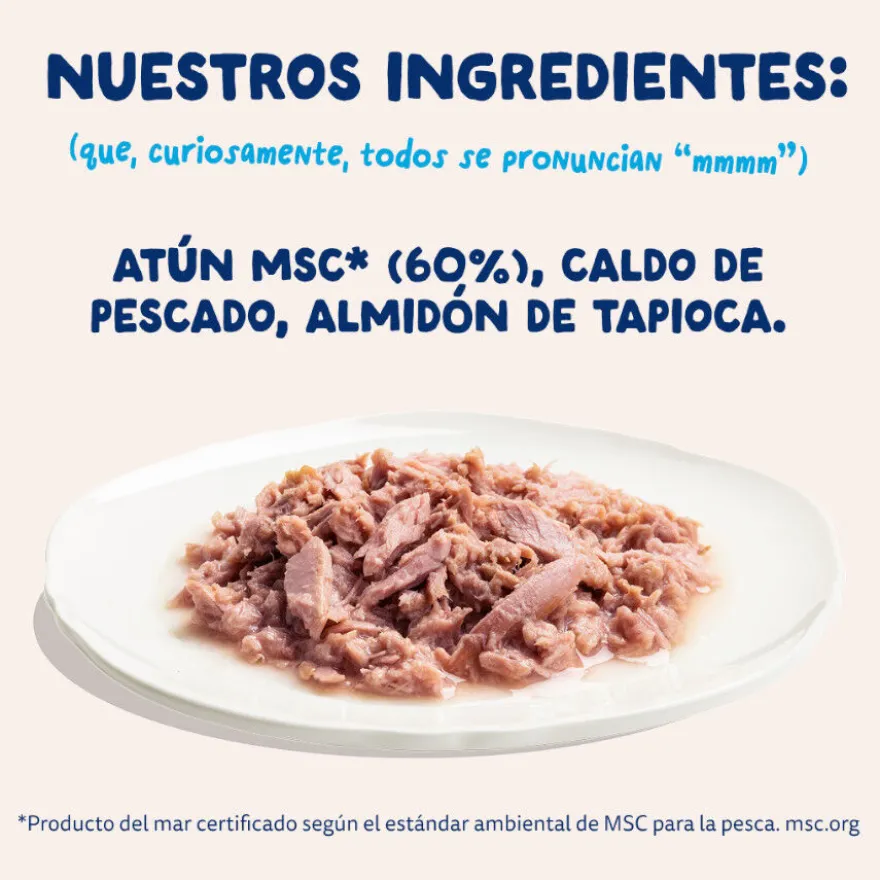 Edgard & Cooper Comida húmida Filetes de Atum em Caldo em lata para gatos