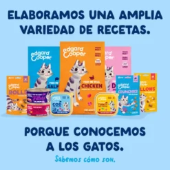 Edgard & Cooper Comida húmida Filetes de Atum em Caldo em lata para gatos