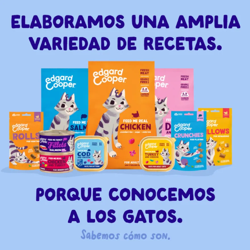 Edgard & Cooper Comida húmida Filetes de Atum e Frango em Caldo em lata para gatos