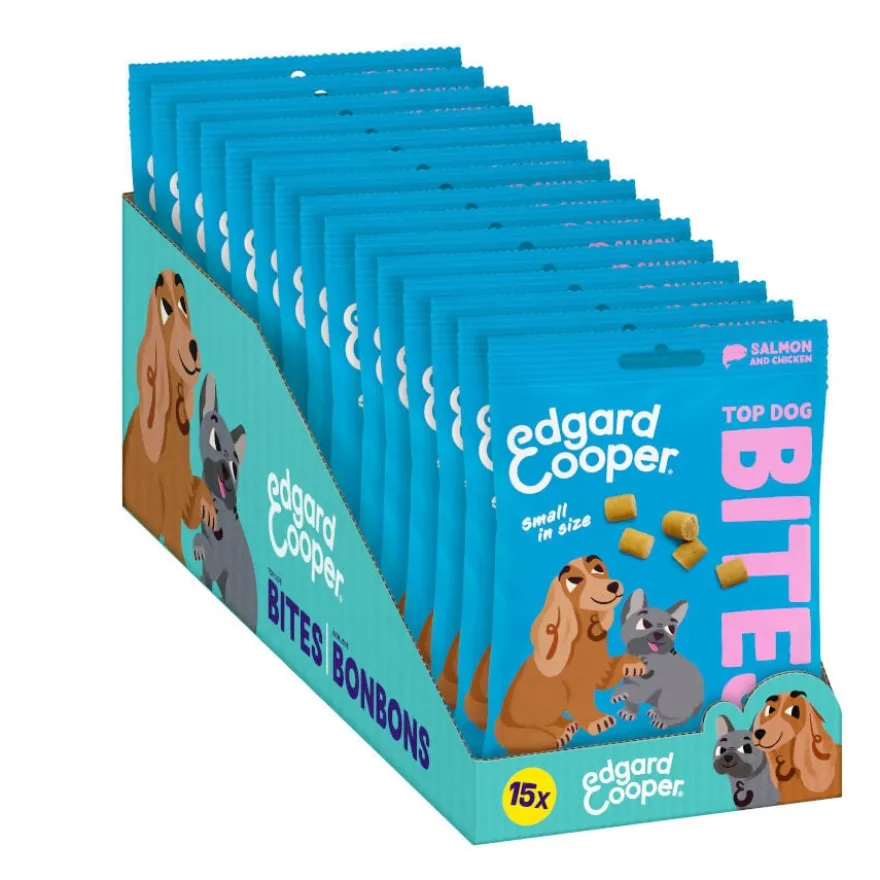 Edgard & Cooper Snacks Mini de Salmão e Frango para cães