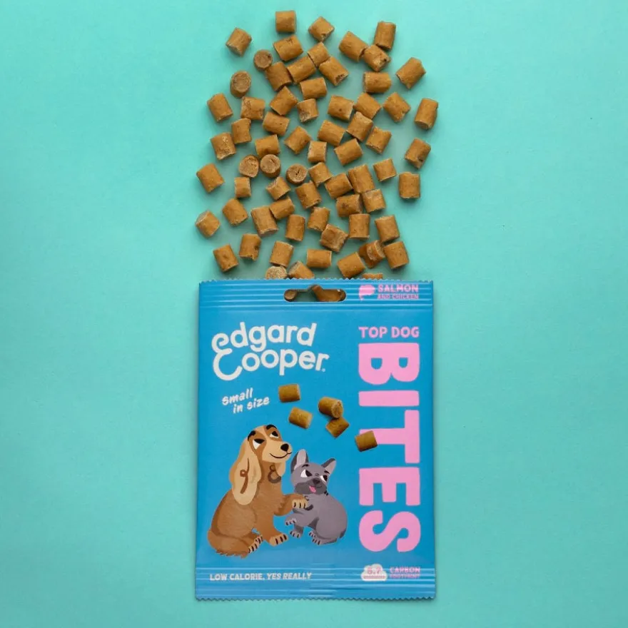 Edgard & Cooper Snacks Mini de Salmão e Frango para cães