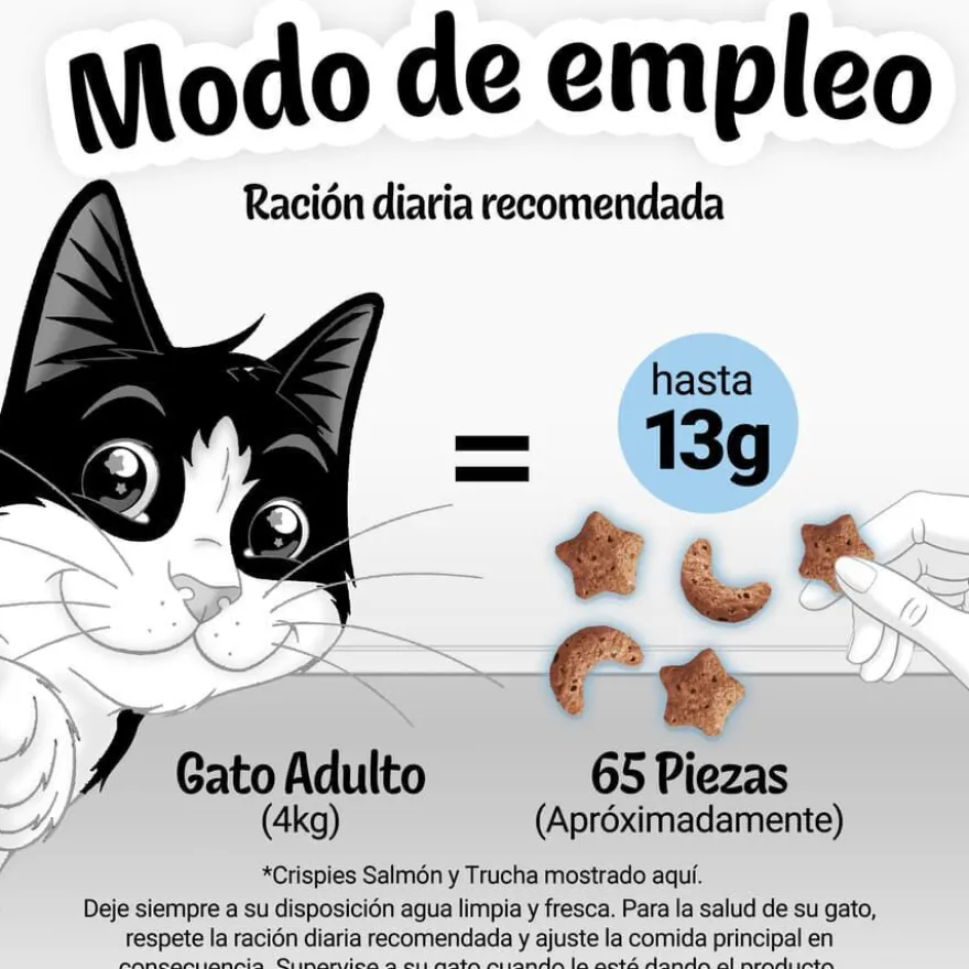 Felix Biscoitos Crispies boi e frango para gatos