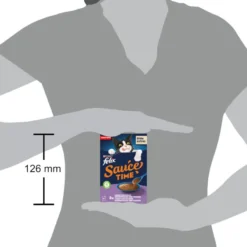 Felix Cat Molho de frango e salmão para gatos