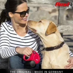 Flexi New Comfort Trela extensível azul para cães