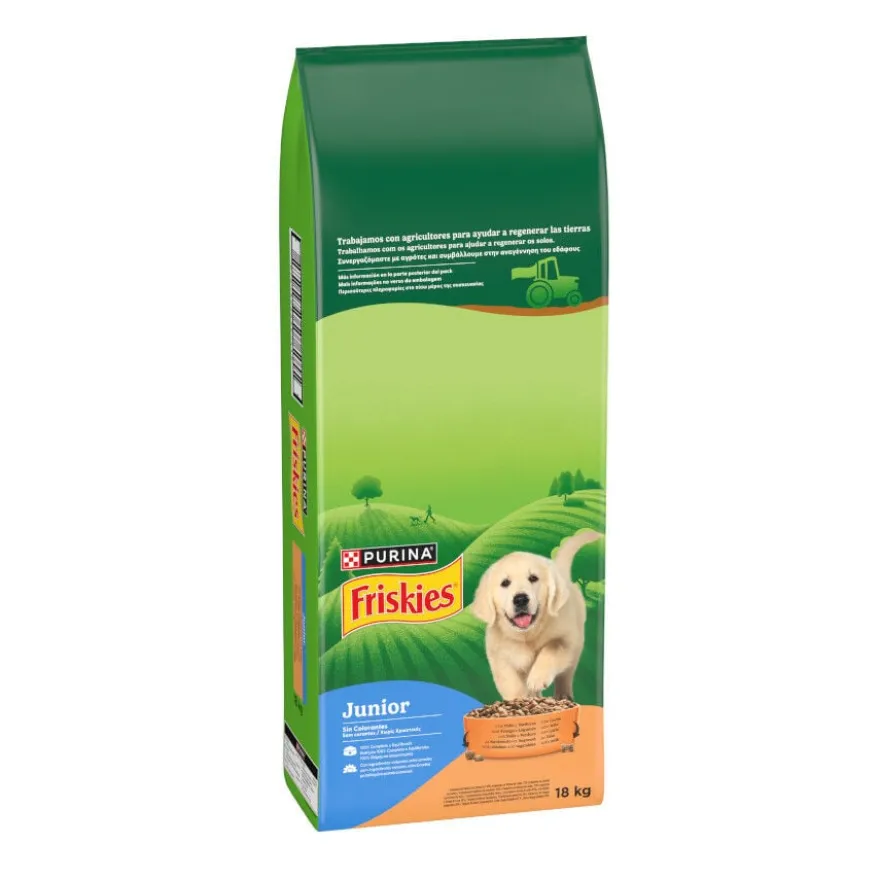 Friskies Junior frango e legumes ração cachorros