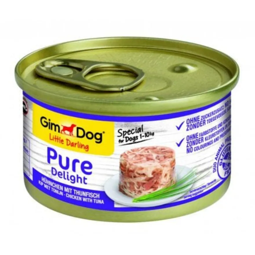 Gimdog Pure Delight Frango com Atum lata para cães