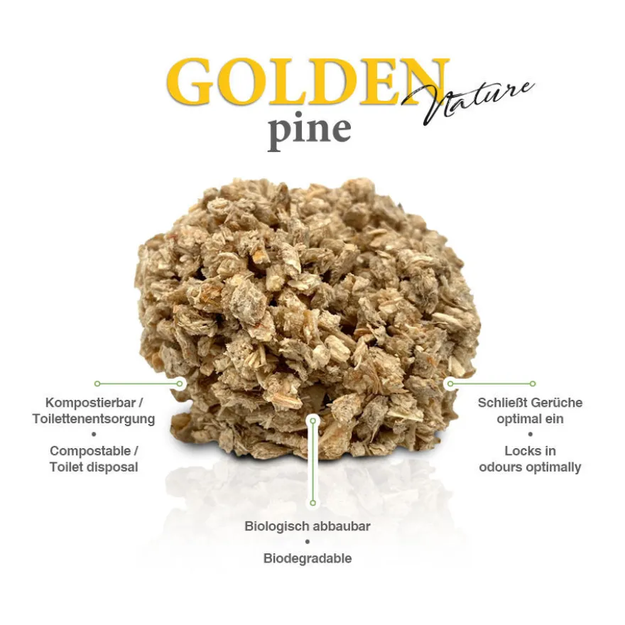 Golden Grey Pine Clumping Cat Litter