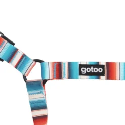 Gotoo Peitoral estampado colorido para cães
