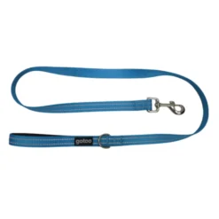 Gotoo Trela de nylon refletora azul para cães