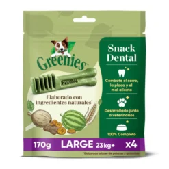 Greenies Snacks Dentais 100% natural para cães grandes