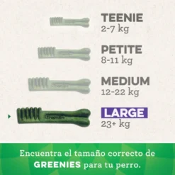 Greenies Snacks Dentais 100% natural para cães grandes