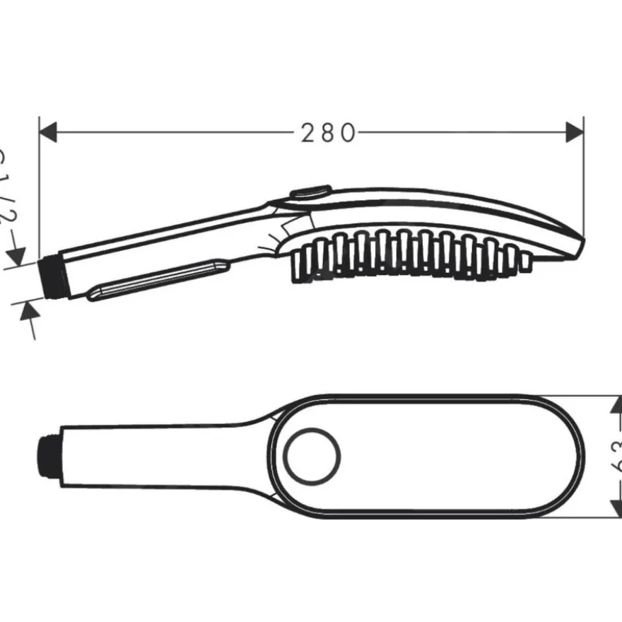 Hansgrohe Chuveiro Branco para cães