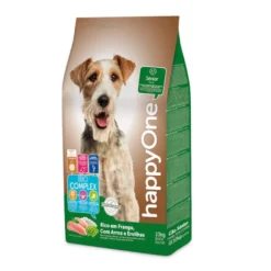 happyOne Sénior Ração de frango para Cães