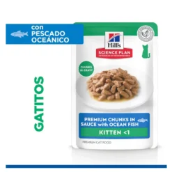 Hill's Kitten Science Plan Peixe Azul saqueta em molho