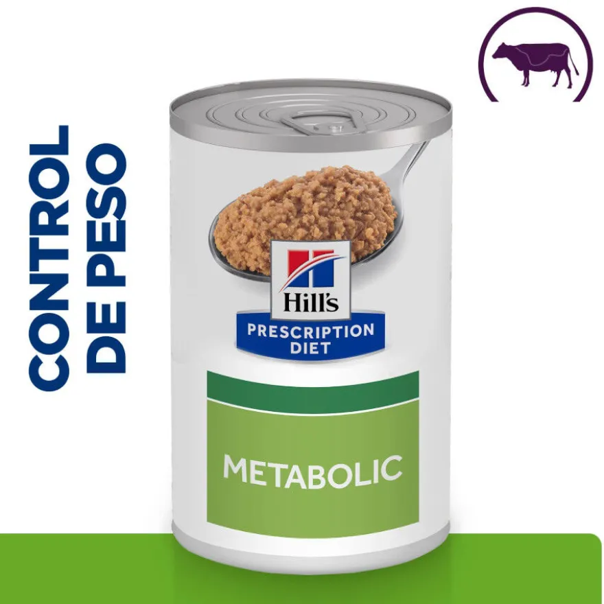 Hill's Prescription Diet Metabolic Lata de carne e vegetais para cães