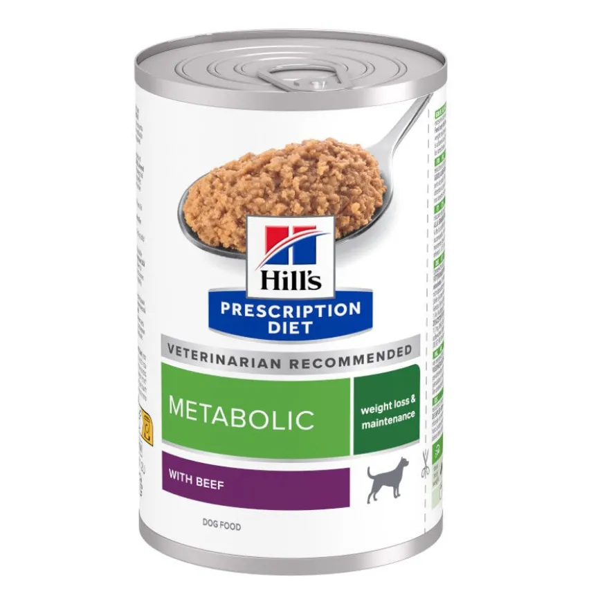 Hill's Prescription Diet Metabolic Lata de carne e vegetais para cães