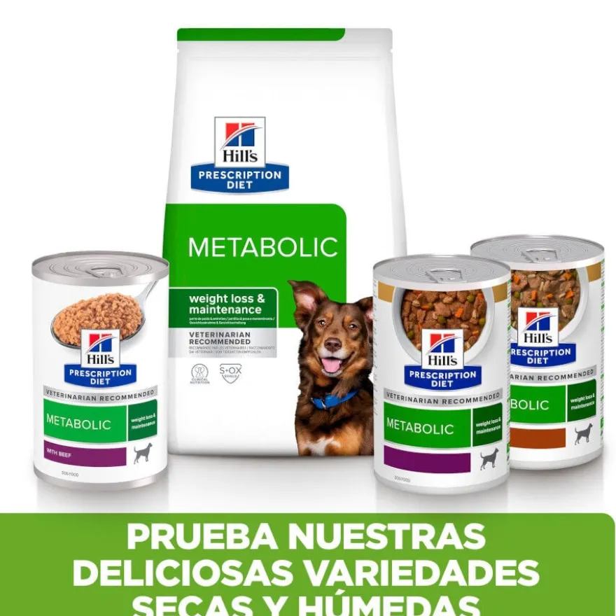 Hill's Prescription Diet Metabolic Lata de carne e vegetais para cães