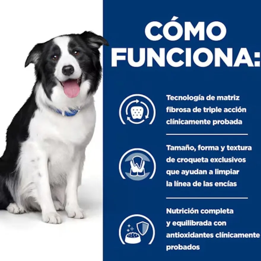 Hill's Prescription Diet t/d Dental Care Ração de frango para cães médios