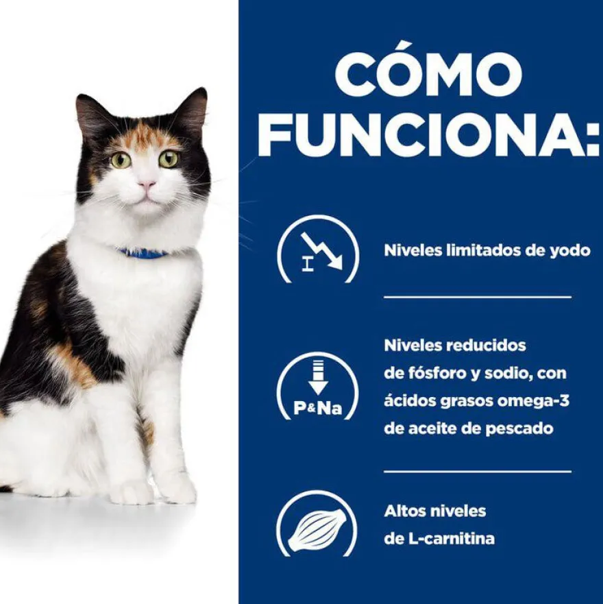 Hill's Prescription Diet Thyroid Care y/d ração para gatos