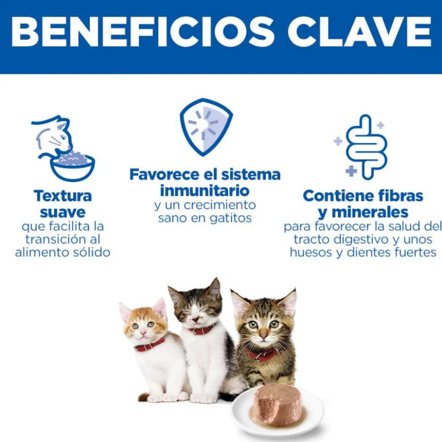 Hill's Science Plan Kitten y Mother Mousse de Frango e Peru lata para gatos