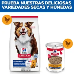 Hill's Science Plan Mature 7+ Adult frango em lata para cães