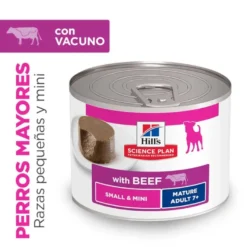 Hill's Science Plan Mature Adult Small y Mini Mousse de Vitela lata para cães