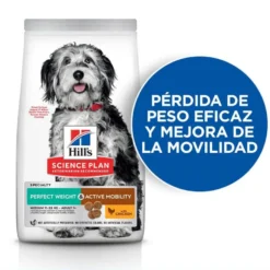 Hill's Science Plan Perfect Weight y Active Mobility Medium Frango ração para cães