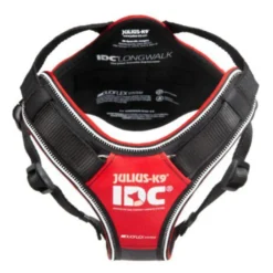 Julius K9 IDC Longwalk Peitoral Vermelho para cães