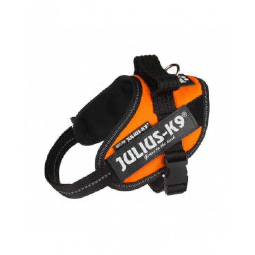 Julius K9 IDC Peitoral Ergonómico Neon Laranja para cães