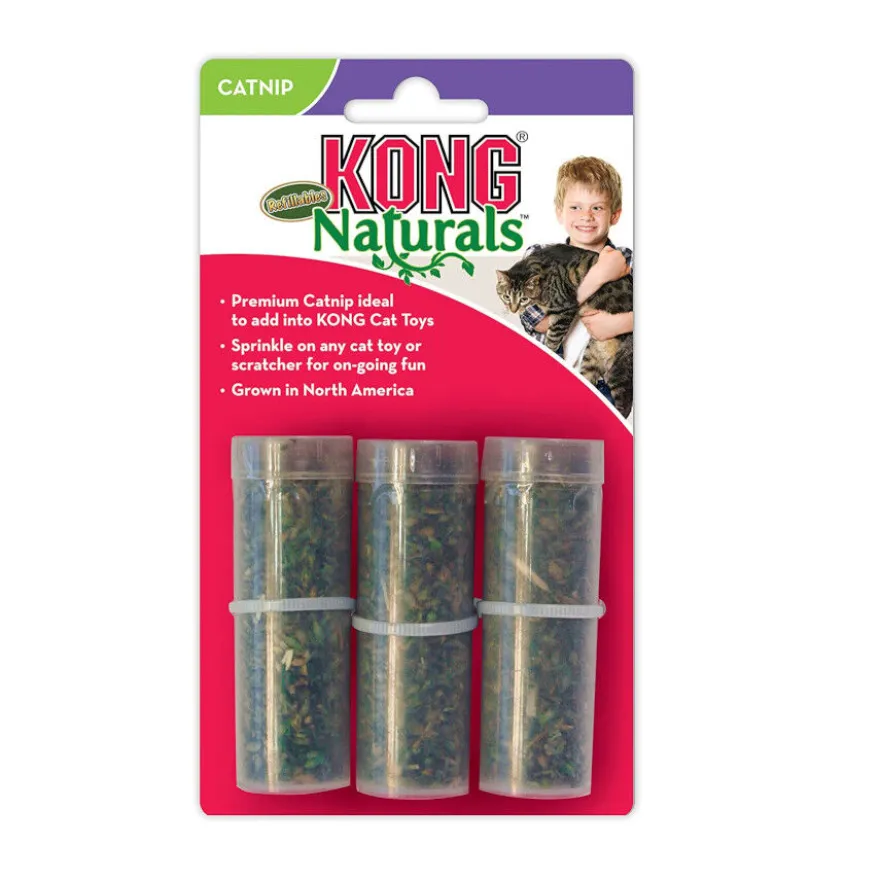 Kong Tubos recarregáveis com Catnip para gato