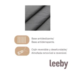Leeby Alcofa com Capa Amovível Turquesa com Flores para cães