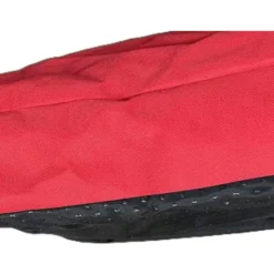 Leeby Almofada vermelha waterproof para cães