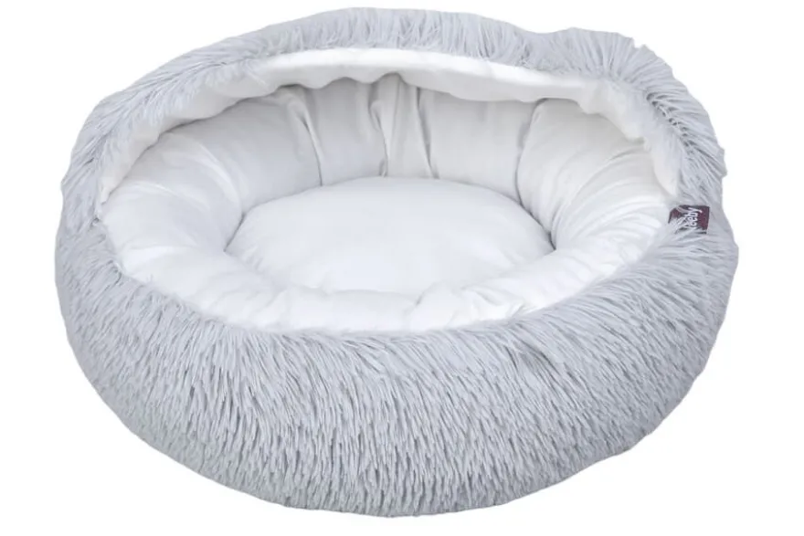 Leeby Cama Anti Stress Cinzenta para gatos