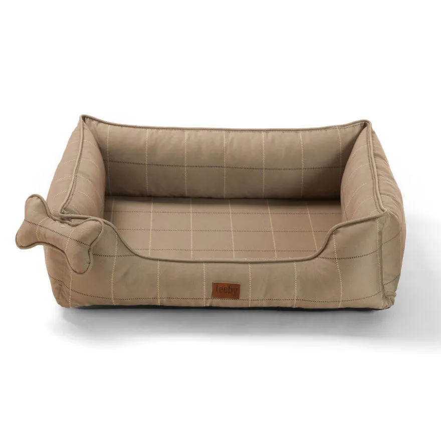 Leeby Cama tartã ortopédica para cães