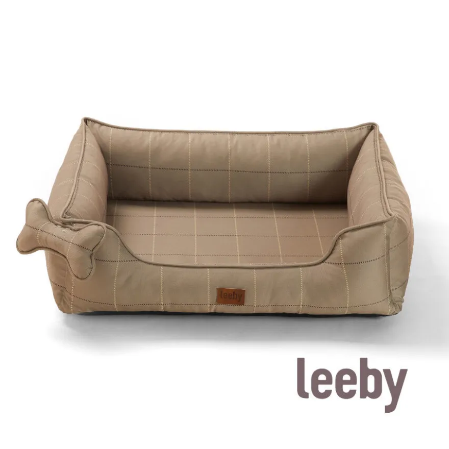 Leeby Cama tartã ortopédica para cães