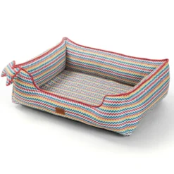 Leeby Cama zigue-zague ortopédica para cães